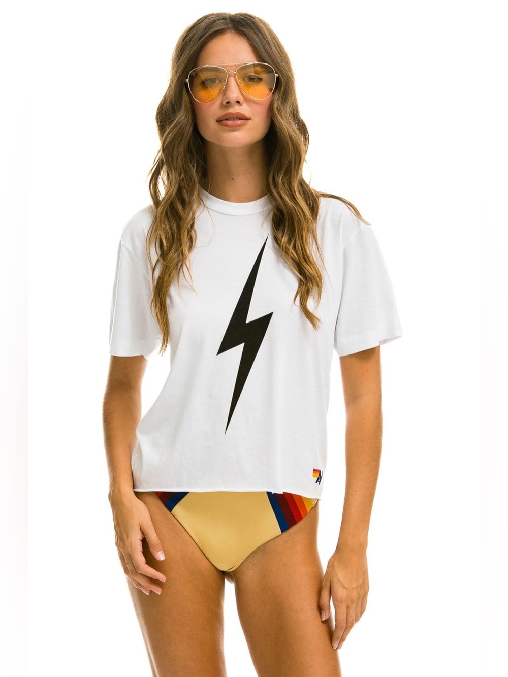 AVIATOR NATION | ✨NEW✨ Bolt Boyfriend Tee in White